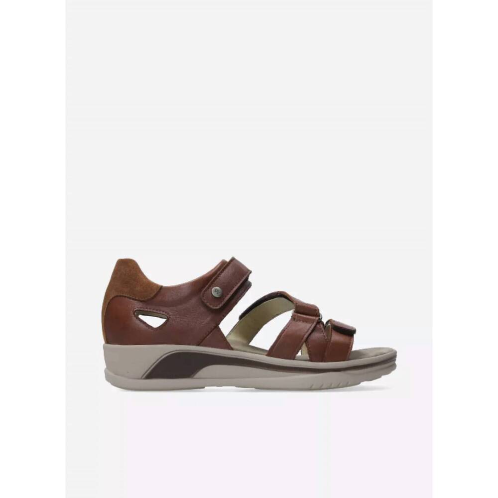NEW WOLKY women's desh casual sandals in cognac